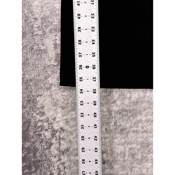 Piazza Sempione Dress US Small Womens Black Drape Neck Long Sleeve Keyhole - Picture 6 of 7